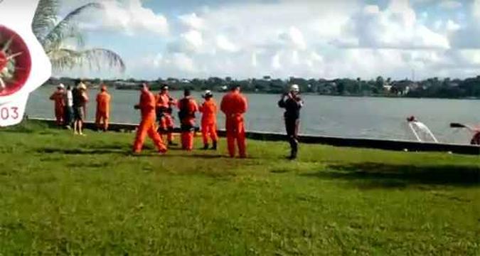 Bombeiros fizeram buscas a jovem desaparecido até por volta das 20h de ontem(foto: Reprodução/Youtube) Bombeiros fizeram buscas a jovem desaparecido até por volta das 20h de ontem(foto: Reprodução/Youtube)