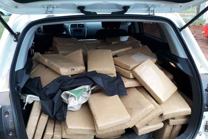 A droga saia de Goiânia para ser comercializada em Brasília(foto: PCDF/Divulgação) A droga saia de Goiânia para ser comercializada em Brasília(foto: PCDF/Divulgação)