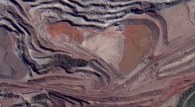 A versão pública permite que o cidadão veja dados abertos da barragem(foto: Google Maps/Direitos reservados) A versão pública permite que o cidadão veja dados abertos da barragem(foto: Google Maps/Direitos reservados)