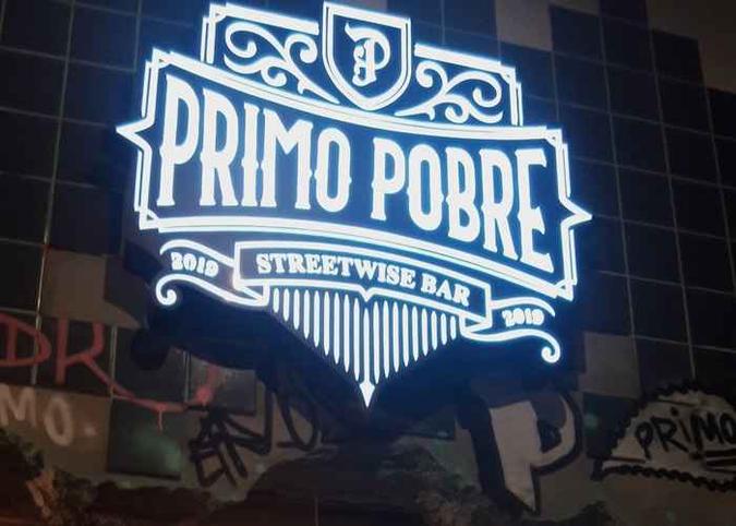 Inaugurado em agosto de 2019, o Primo Pobre é baseado no estilo de vida urbano, tem cardápio diferenciado e drinks autorais(foto: Divulgação/PrimoPobre) Inaugurado em agosto de 2019, o Primo Pobre é baseado no estilo de vida urbano, tem cardápio diferenciado e drinks autorais(foto: Divulgação/PrimoPobre)