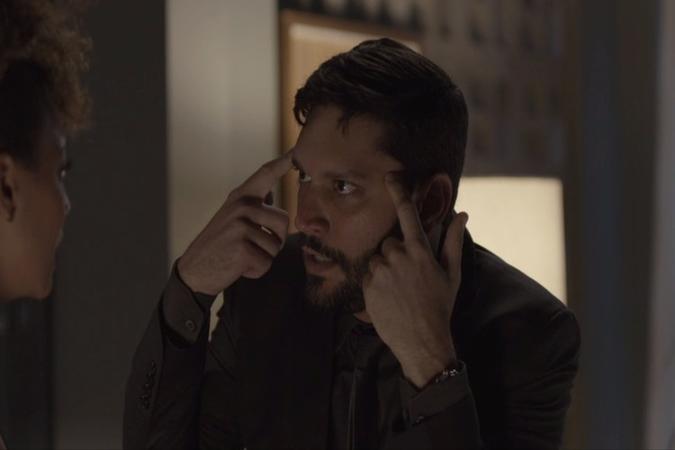 Diogo ficará contra a parede(foto: TV Globo/Reprodução) Diogo ficará contra a parede(foto: TV Globo/Reprodução)