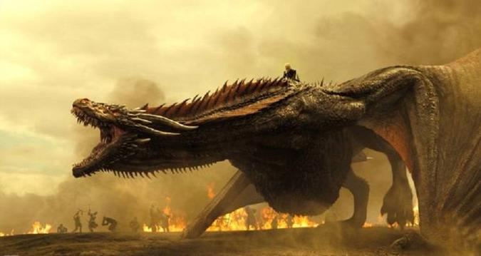 O episódio mostrou a épica batalha travada entre Daenerys e Jaime Lannister(foto: Twitter/Reprodução) O episódio mostrou a épica batalha travada entre Daenerys e Jaime Lannister(foto: Twitter/Reprodução)