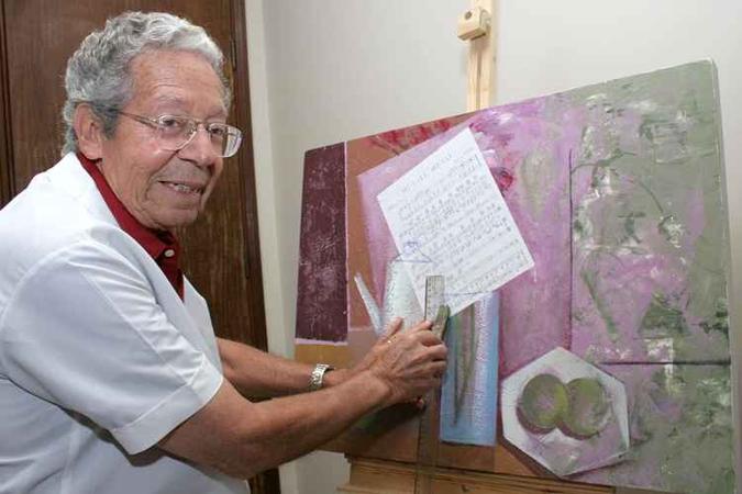 Oscar também era pintor e as obras dele estão exposta na galeria da Casa Thomas Jefferson, na 906 Sul(foto: Rose Brasil/Esp. CB/D.A Press) Oscar também era pintor e as obras dele estão exposta na galeria da Casa Thomas Jefferson, na 906 Sul(foto: Rose Brasil/Esp. CB/D.A Press)