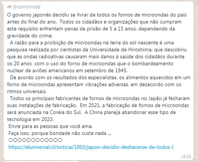 (foto: Reprodução// WhatsApp) (foto: Reprodução// WhatsApp)