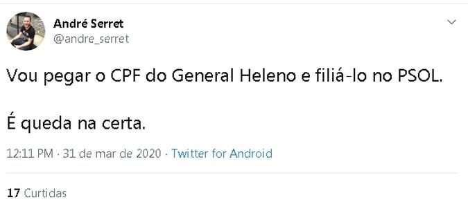 (foto: Twitter/Reprodução) (foto: Twitter/Reprodução)