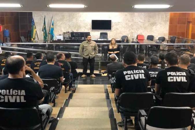 A ação visa desarticular uma organização criminosa que atuava na cidade, a cerca de 80 km de Brasília(foto: MPGO/Divulgação) A ação visa desarticular uma organização criminosa que atuava na cidade, a cerca de 80 km de Brasília(foto: MPGO/Divulgação)