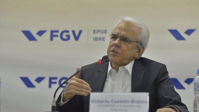 Castello Branco tem discurso favorável à privatização de parte da Petrobras para tornar a empresa mais competitiva no cenário internacional(foto: FGV/Divulgação) Castello Branco tem discurso favorável à privatização de parte da Petrobras para tornar a empresa mais competitiva no cenário internacional(foto: FGV/Divulgação)