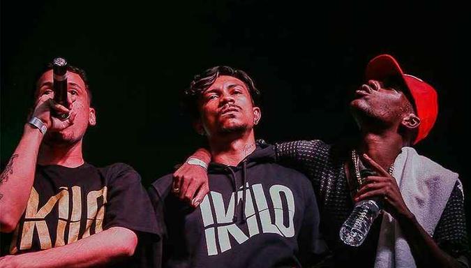 O grupo 1 kg marca presença e desembarca com o hip-hop carioca na capital(foto: grupo 1kg/divulgação) O grupo 1 kg marca presença e desembarca com o hip-hop carioca na capital(foto: grupo 1kg/divulgação)