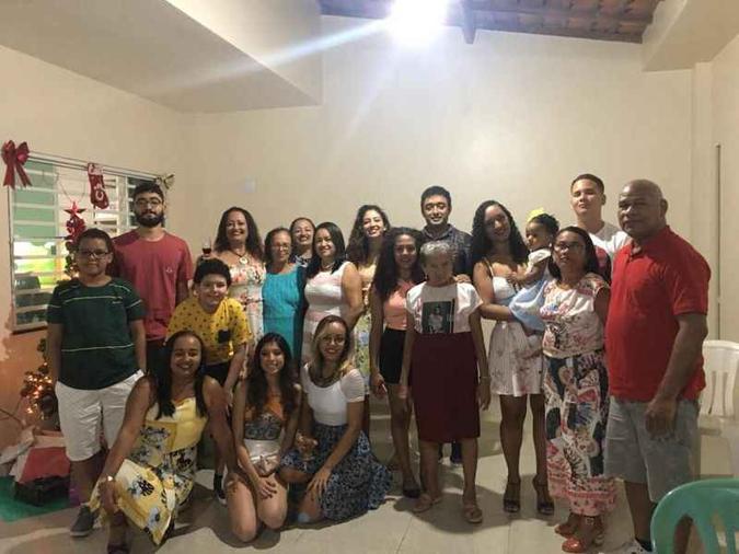 Família Vieira reunida (foto: Arquivo Pessoal) Família Vieira reunida (foto: Arquivo Pessoal)