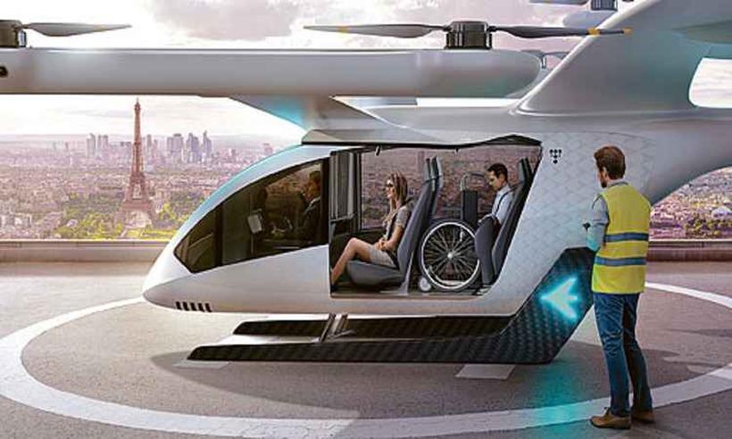 Resultado de imagem para Inovação futurÃstica: Embraer revela o Uber voador