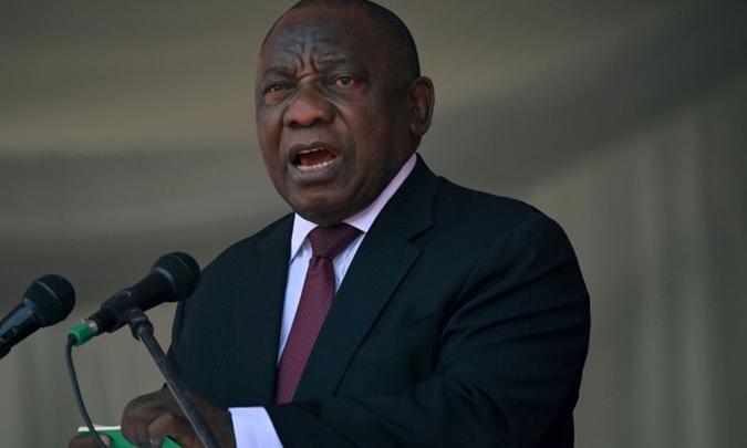Cyril Ramaphosa aposta na economia digital para o desenvolvimento do bloco(foto: AFP / TONY KARUMBA) Cyril Ramaphosa aposta na economia digital para o desenvolvimento do bloco(foto: AFP / TONY KARUMBA)