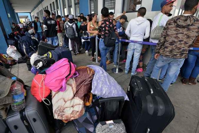 As Nações Unidas pediram, na quinta feira (23/8) que os países sul-americanos continuem abertos as vítimas da crise na Venezuela. (foto: Cris Bouroncle/AFP) As Nações Unidas pediram, na quinta feira (23/8) que os países sul-americanos continuem abertos as vítimas da crise na Venezuela. (foto: Cris Bouroncle/AFP)