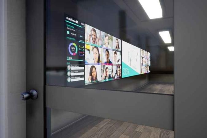 Tela de alta tecnologia permite análise de expressões faciais dos estudantes.(foto: Divulgação/Escola de Negócios e Seguros Editoria) Tela de alta tecnologia permite análise de expressões faciais dos estudantes.(foto: Divulgação/Escola de Negócios e Seguros Editoria)