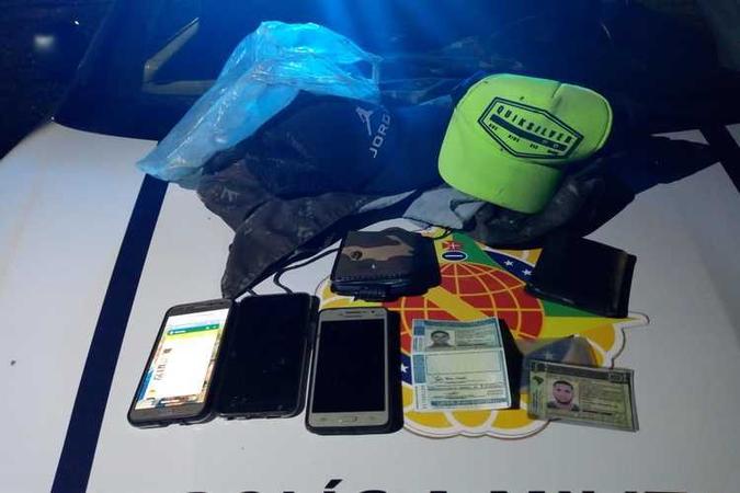 Polícia recuperou parte dos objetos furtados(foto: PMDF/ Divulgação) Polícia recuperou parte dos objetos furtados(foto: PMDF/ Divulgação)