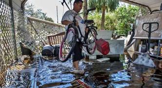 Moradores de Golden Gate, na Flórida, retornam às suas casas e começam a limpar a destruição que o Irma deixou ao passar pela região com ventos de mais de 200 quilômetros por hora (foto: Giorgio Vieira/EPA/EFE/direitos reservados) Moradores de Golden Gate, na Flórida, retornam às suas casas e começam a limpar a destruição que o Irma deixou ao passar pela região com ventos de mais de 200 quilômetros por hora (foto: Giorgio Vieira/EPA/EFE/direitos reservados)