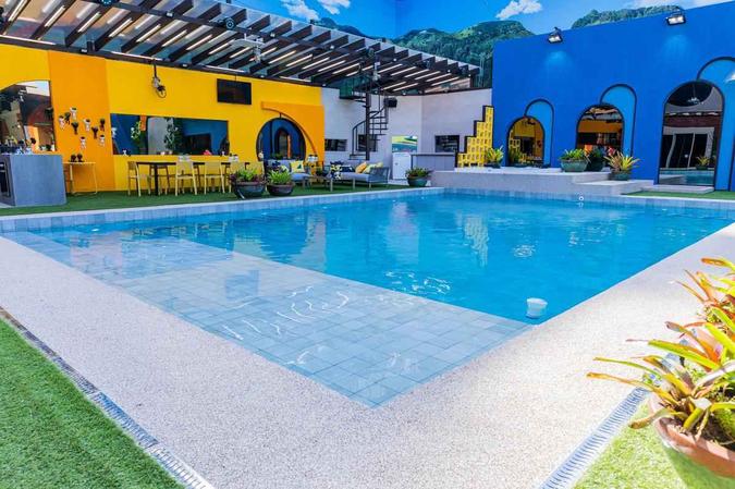 Área externa e piscina da casaGlobo/Divulgação Área externa e piscina da casaGlobo/Divulgação