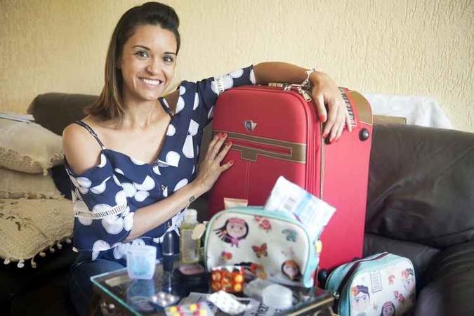 Érika Guedes não vacila: medicações básicas para não perder a diversão(foto: Antonio Cunha/CB/D.A Press) Érika Guedes não vacila: medicações básicas para não perder a diversão(foto: Antonio Cunha/CB/D.A Press)