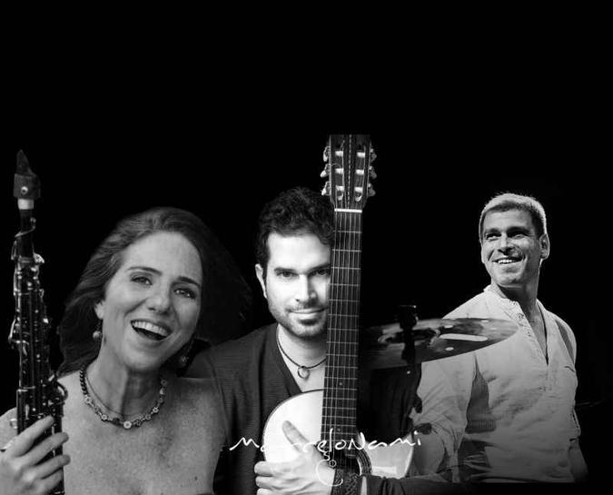 Daniela Spielman, Marcelo Nami e Joca Perpignan estarão no Clube do Choro(foto: Arquivo Pessoal) Daniela Spielman, Marcelo Nami e Joca Perpignan estarão no Clube do Choro(foto: Arquivo Pessoal)
