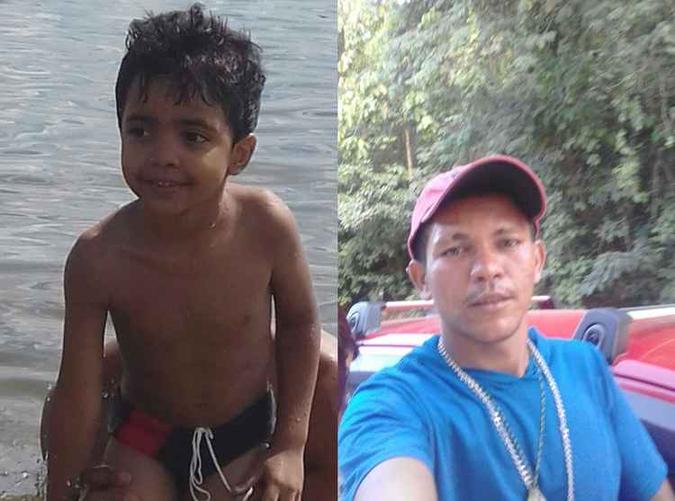 Davi, de 3 anos, e o tio Kennedy não resistiram aos ferimentos(foto: Arquivo pessoal) Davi, de 3 anos, e o tio Kennedy não resistiram aos ferimentos(foto: Arquivo pessoal)