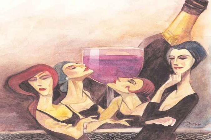 Para mulheres, o consumo excessivo é caracterizado pela ingestão de ao menos quatro doses em curto período(foto: Kacio Pacheco/CB/D.A Press) Para mulheres, o consumo excessivo é caracterizado pela ingestão de ao menos quatro doses em curto período(foto: Kacio Pacheco/CB/D.A Press)