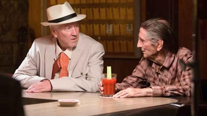 David Lynch, como ator no filme de seu filho John Carrol Lynch, com o idoso Lucky Luke(foto: Divulgação) David Lynch, como ator no filme de seu filho John Carrol Lynch, com o idoso Lucky Luke(foto: Divulgação)