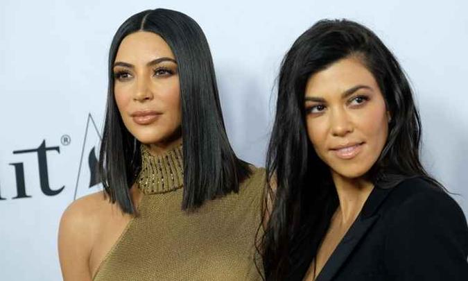 Kourtney é a irmã Kardashian mais velha(foto: Chris Delman/AFP) Kourtney é a irmã Kardashian mais velha(foto: Chris Delman/AFP)