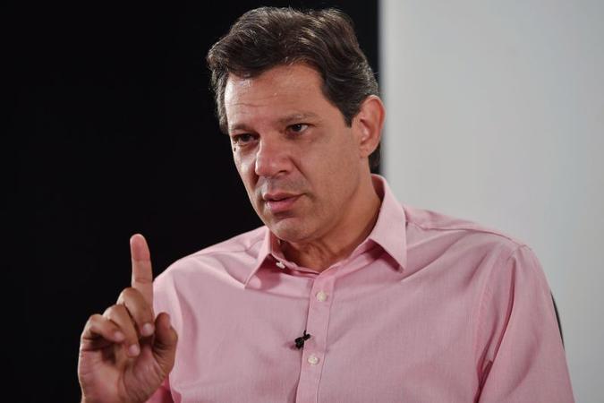 Fernando Haddad, candidato à Presidência (foto: Nelson Almeida/AFP) Fernando Haddad, candidato à Presidência (foto: Nelson Almeida/AFP)