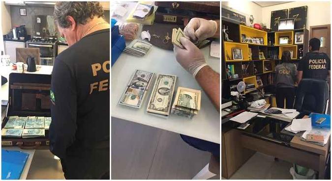 O dano ao erário já identificado pela Força-Tarefa é de pelo menos R$ 400 milhões(foto: Polícia Federal/Divulgação) O dano ao erário já identificado pela Força-Tarefa é de pelo menos R$ 400 milhões(foto: Polícia Federal/Divulgação)