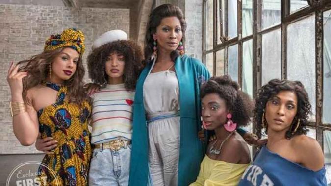 MJ Rodríguez, Dominique Jackson, Indya Moore, Hailie Sahar e Angelica Ross estão no elenco da produção. (foto: FX/Divulgação) MJ Rodríguez, Dominique Jackson, Indya Moore, Hailie Sahar e Angelica Ross estão no elenco da produção. (foto: FX/Divulgação)