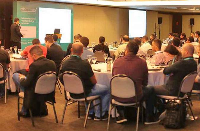 O Mind The Sec Summit 2018 reuniu especialistas e gestores de riscos em Brasília(foto: Facebook/Reprodução) O Mind The Sec Summit 2018 reuniu especialistas e gestores de riscos em Brasília(foto: Facebook/Reprodução)