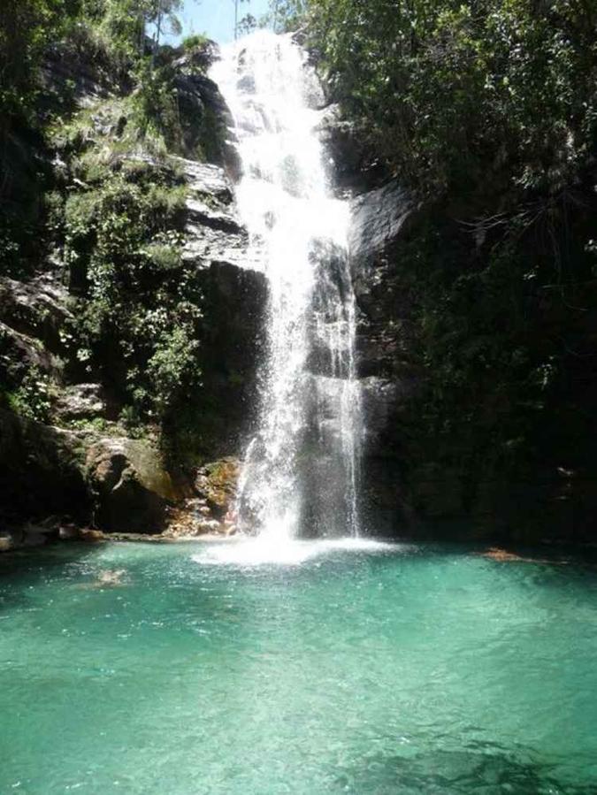 O azul impressionante da Santa Bárbara: aproveite para conhecer a comunidade Kalunga(foto: Laísa Queiroz/CB/D.A Press) O azul impressionante da Santa Bárbara: aproveite para conhecer a comunidade Kalunga(foto: Laísa Queiroz/CB/D.A Press)