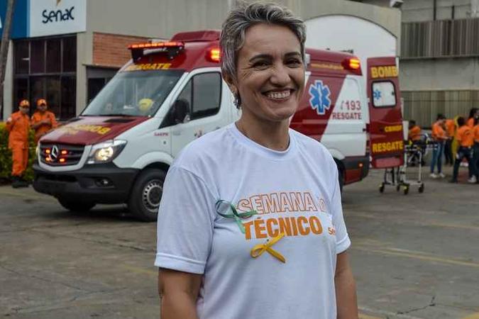 Janaína Pereira é técnica pedagógica e uma das organizadoras do evento(foto: Nícolas Braga/Esp. CB/D.A Press) Janaína Pereira é técnica pedagógica e uma das organizadoras do evento(foto: Nícolas Braga/Esp. CB/D.A Press)