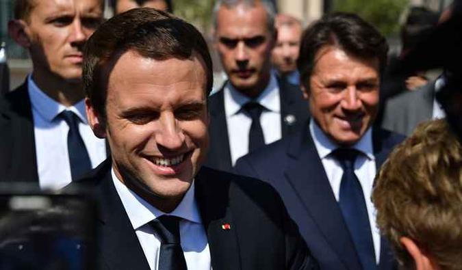 Emmanuel Macron: líderes carismáticos ocupam o lugar antes reservado a correntes de pensamento históricas(foto: Yann COATSALIOU/AFP) Emmanuel Macron: líderes carismáticos ocupam o lugar antes reservado a correntes de pensamento históricas(foto: Yann COATSALIOU/AFP)