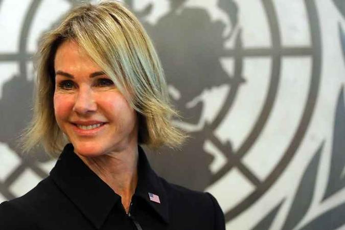 Kelly Craft, nova embaixadora dos EUA na ONU(foto: Spence Platt/Getty Images/AFP) Kelly Craft, nova embaixadora dos EUA na ONU(foto: Spence Platt/Getty Images/AFP)