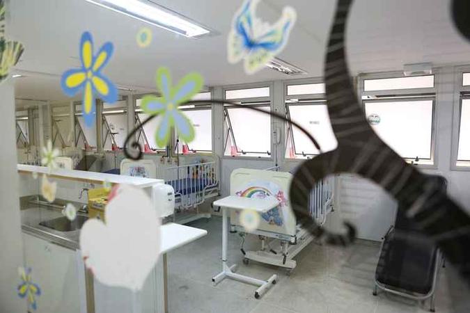Ala da unidade de saúde tinha sido reformada para a reinauguração, em 3 de março(foto: Dênio Simões/Agência Brasília) Ala da unidade de saúde tinha sido reformada para a reinauguração, em 3 de março(foto: Dênio Simões/Agência Brasília)
