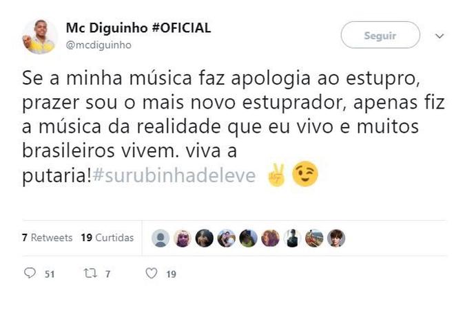 Post mais tarde apagado da rede social(foto: Reprodução/Twitter) Post mais tarde apagado da rede social(foto: Reprodução/Twitter)