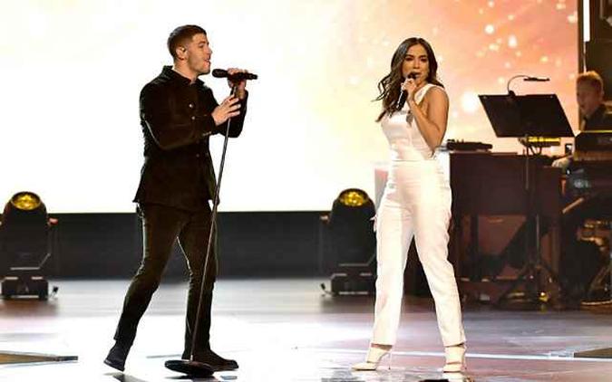 Irmão mais novo dos Jonas e Anitta se apresentaram para plateia em Las Vegas(foto: Instagram/Reprodução ) Irmão mais novo dos Jonas e Anitta se apresentaram para plateia em Las Vegas(foto: Instagram/Reprodução )
