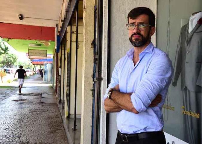 Empresário Fábio Castro concorda com alíquotas, mas quer mais segurança e projetos de revitalização (foto: Antonio Cunha/CB/D.A Press ) Empresário Fábio Castro concorda com alíquotas, mas quer mais segurança e projetos de revitalização (foto: Antonio Cunha/CB/D.A Press )