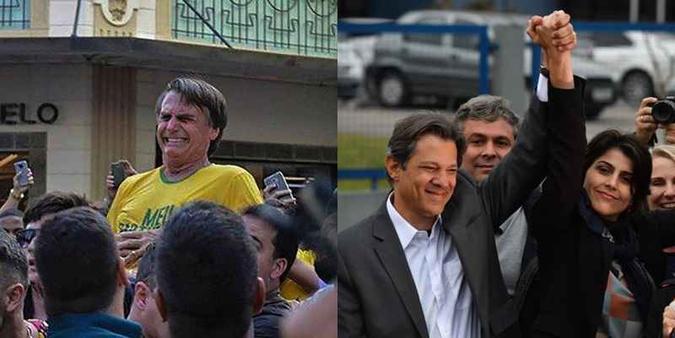 (foto: Raysa Leite/AFP; Nelson Almeida/AFP) (foto: Raysa Leite/AFP; Nelson Almeida/AFP)