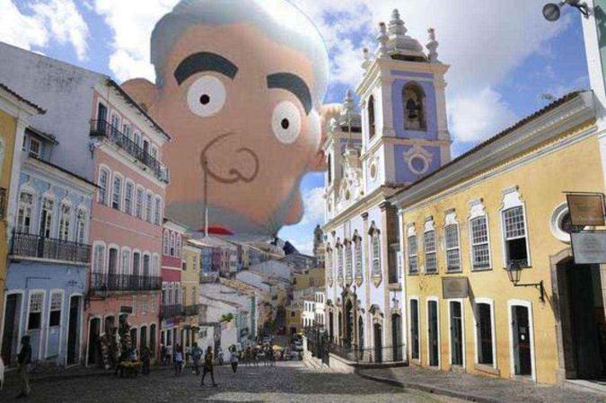 Lula Inflado no PelourinhoTwitter/Reprodução Lula Inflado no PelourinhoTwitter/Reprodução