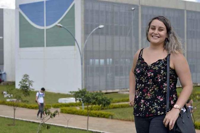 Iana Hentyzy: UnB ajuda no debate social(foto: Marcelo Ferreira/CB/D.A Press)