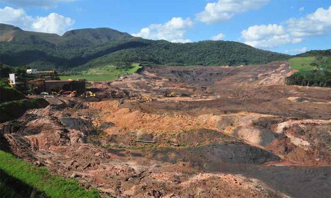 Área da Vale atingida por rejeitos do rompimento da barragem em 25 de janeiro(foto: Gladyston Rodrigues/EM/D.A Press) Área da Vale atingida por rejeitos do rompimento da barragem em 25 de janeiro(foto: Gladyston Rodrigues/EM/D.A Press)