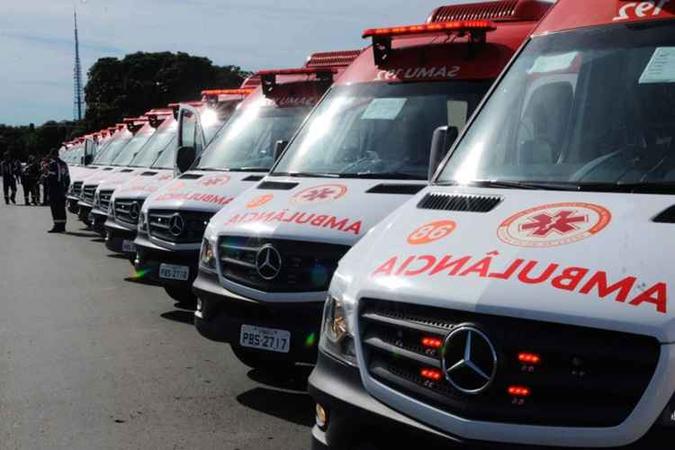 Cada uma das ambulâncias custou R$ 170 mil(foto: Tony Winston/Agência Brasília) Cada uma das ambulâncias custou R$ 170 mil(foto: Tony Winston/Agência Brasília)