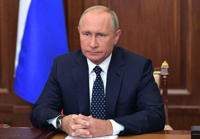 De acordo com governo britânico, Putin é o responsável pelo envenenamento.(foto: Alexey DRUZHININ / SPUTNIK / AFP) De acordo com governo britânico, Putin é o responsável pelo envenenamento.(foto: Alexey DRUZHININ / SPUTNIK / AFP)