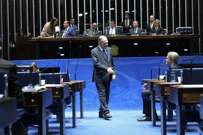 Sessão do Senado que analisou destaques e concluiu a votação da reforma do sistema previdenciário. Agora, falta a PEC Paralela(foto: Pedro Franca/Agencia Senado) Sessão do Senado que analisou destaques e concluiu a votação da reforma do sistema previdenciário. Agora, falta a PEC Paralela(foto: Pedro Franca/Agencia Senado)