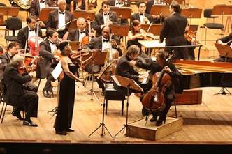 Haydn Eisenstadt Trio e a Orquestra Sinfônica do Teatro Nacional executaram o Concerto tríplice para trio e orquestra, de Beethoven(foto: Valério Ayres/Esp. CB/D.A Press) Haydn Eisenstadt Trio e a Orquestra Sinfônica do Teatro Nacional executaram o Concerto tríplice para trio e orquestra, de Beethoven(foto: Valério Ayres/Esp. CB/D.A Press)