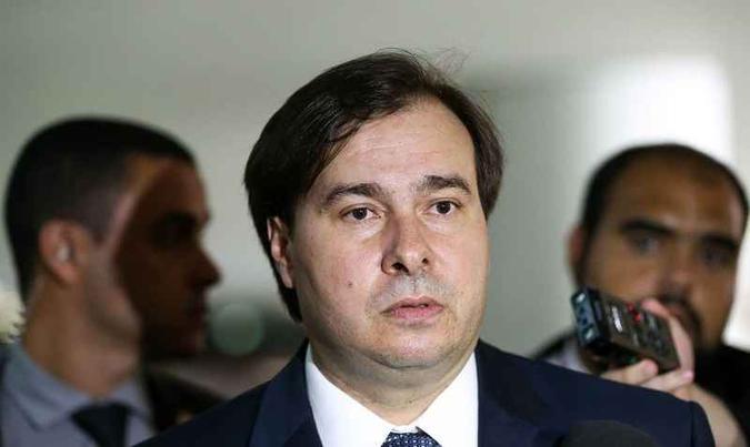 Maia destacou a importância das reformas econômicas que caminham no parlamento, mas destacou a importância dos investimentos na área pública(foto: Marcelo Camargo/Agência Brasil) Maia destacou a importância das reformas econômicas que caminham no parlamento, mas destacou a importância dos investimentos na área pública(foto: Marcelo Camargo/Agência Brasil)
