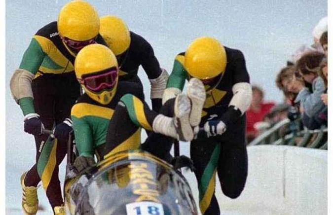 A força de vontade é um dos temas em 'Jamaica abaixo de zero'(foto: Reprodução da Internet) A força de vontade é um dos temas em 'Jamaica abaixo de zero'(foto: Reprodução da Internet)