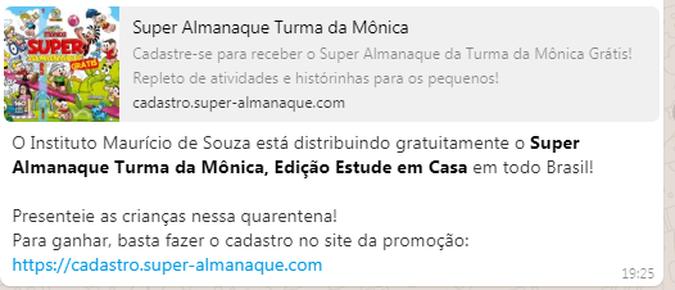 (foto: Reprodução/WhatsApp) (foto: Reprodução/WhatsApp)