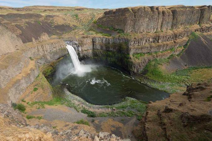 Rio Palouse, nos EUA, é uma das maiores erupções vulcânicas terrestre: elementos orgânicos que deram origem à vida vieram desse tipo de atividade(foto: Robert Hubner/Washington State University Photography Services - 30/6/17) Rio Palouse, nos EUA, é uma das maiores erupções vulcânicas terrestre: elementos orgânicos que deram origem à vida vieram desse tipo de atividade(foto: Robert Hubner/Washington State University Photography Services - 30/6/17)